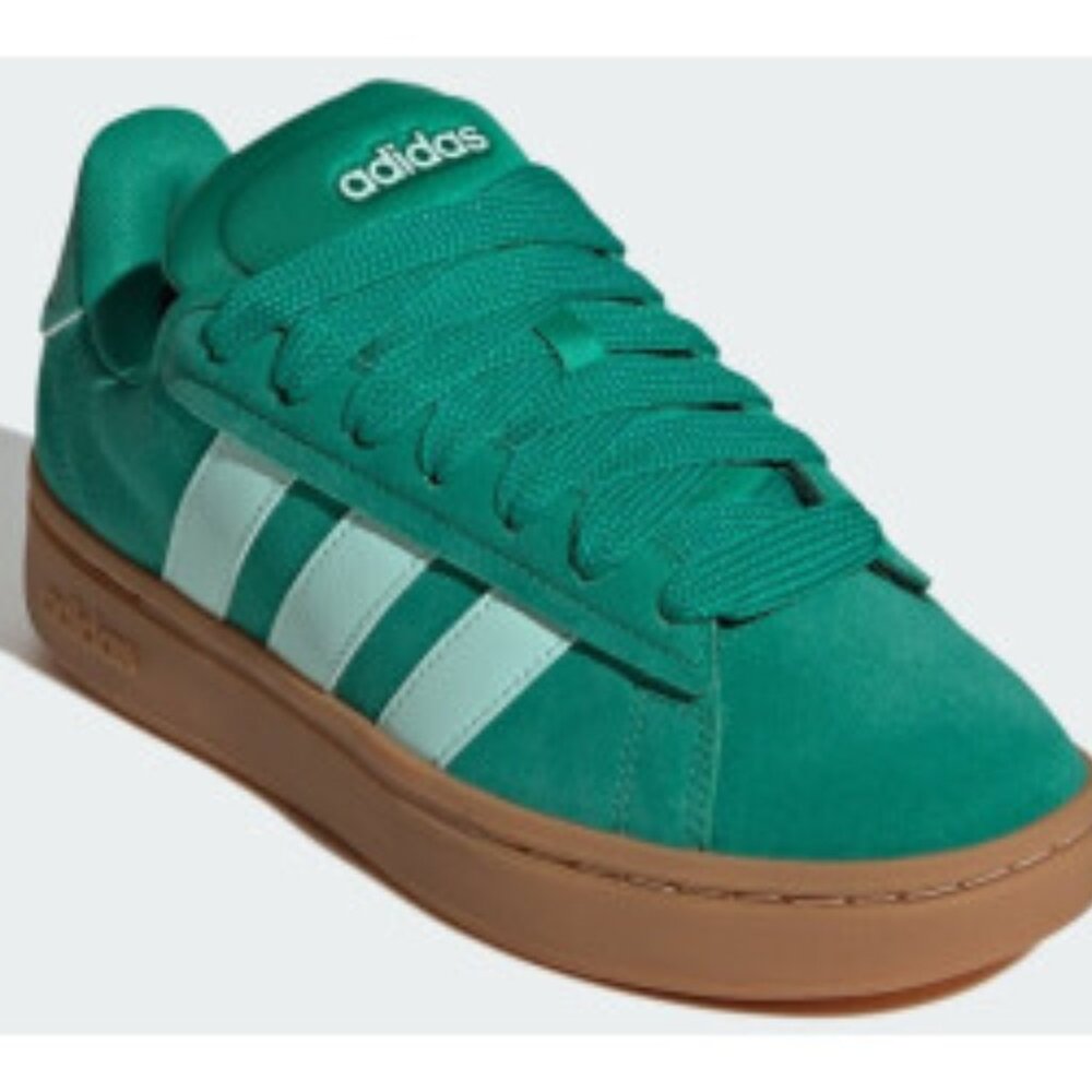 New adidas Grand Court Alpha Court Green Clear Mint Gum Fat Tongue Fat Laces  8